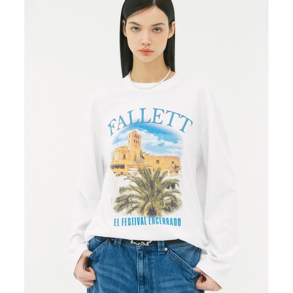 FALLETTリゾートロングスリーブホワイト