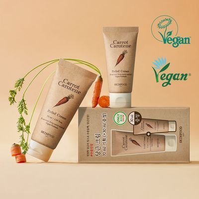 [NEW/オール英単独]スキンフードキャロットカロチンレリーフクリーム企画（70ml+30ml）