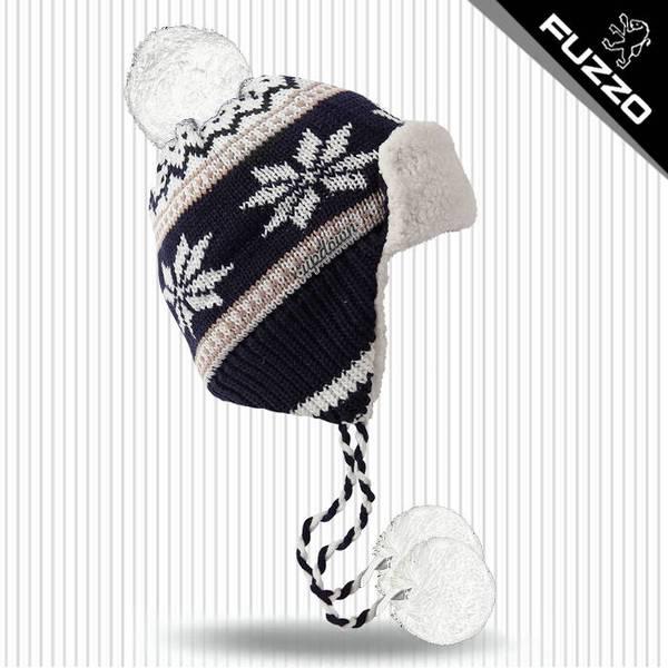 ボード/スキーフリース帽子（FZ1201）ネイビー_M