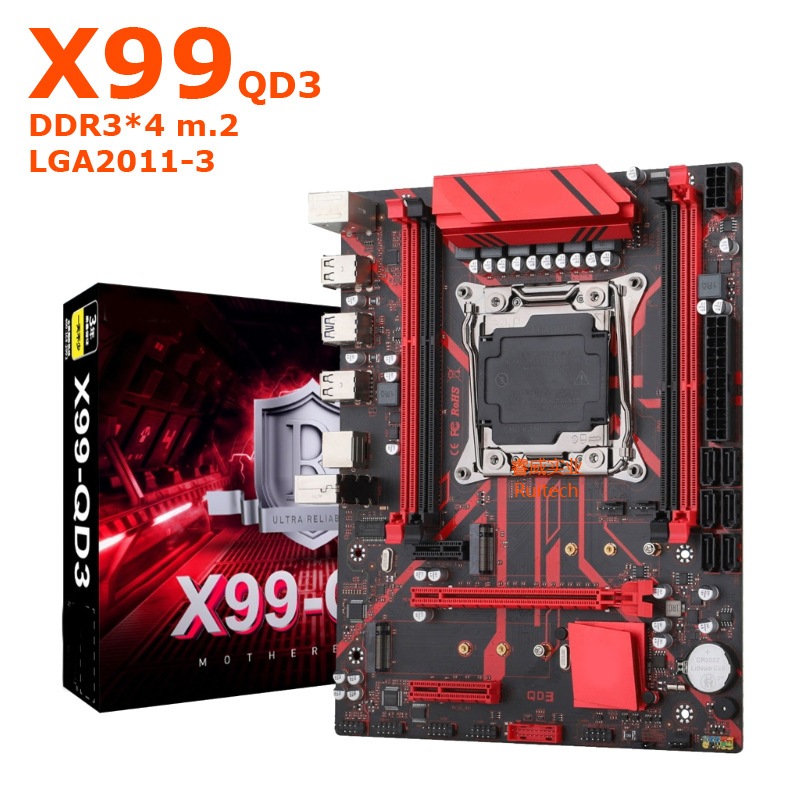 しい X99 オリジナルチップ C612 マザーボード Ddr3 スタジオ ゲーム マルチオープン セットは 96v3 78v3 をサポート