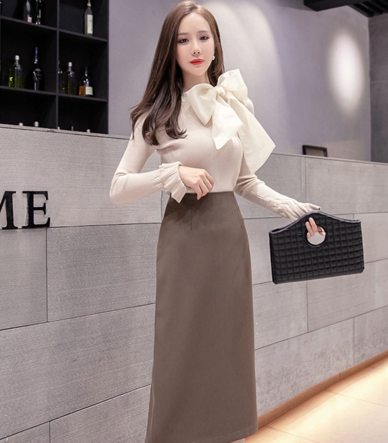 スカート デート モテアイテム タイトスカート スリット ミモレ丈 フォーマル 可愛い きれいめ 上品 おしゃれ かっこいい 可愛い ラブリー キュート ガーリー クール モード系 セクシー