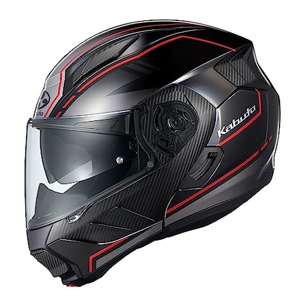 システムヘルメット リュウキ ビーム ブラックレッド S 55-56cm RYUKI BEAM ブラックレッド S