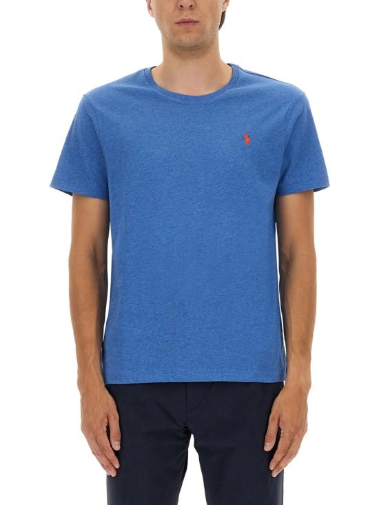 POLO RALPH LAUREN Men T-Shirts 710671438 451FRESHSURFHEATHER C3838 BLUE