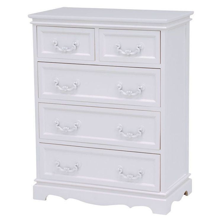 チェスト おしゃれ 4段 ホワイト 白