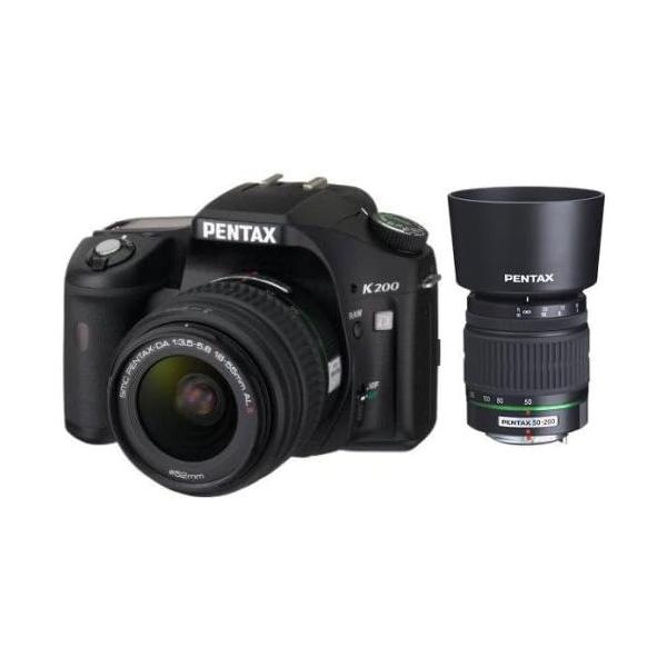 【中古】PENTAX デジタル一眼レフカメラ K200D ダブルズームキット