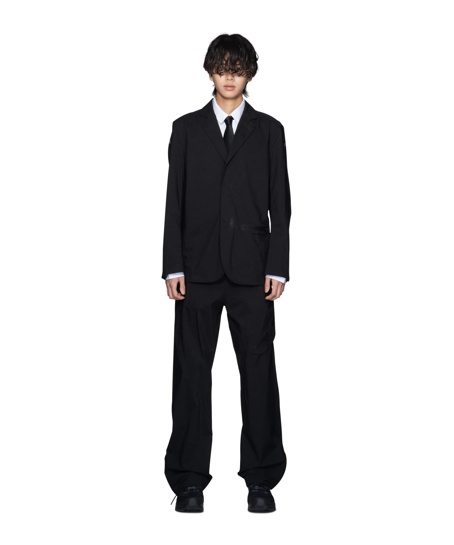 【SANSANGEAR】 23FW ZIPPER BLAZER : BLACK