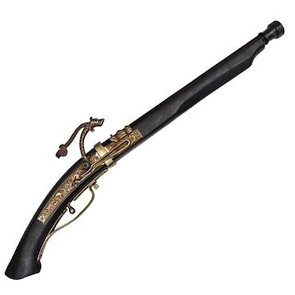 火縄銃 種子島 ブラック ポルトガル 伝来モデル 65cm DENIX デニックス 1272/N 模造 レプリカ リアル 銃 コスプレ 小物 模造 ミリタリー アーミー