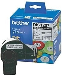 （まとめ買い）CD/DVDラベル 感熱フィルム100枚入 DK-1207 [x3]