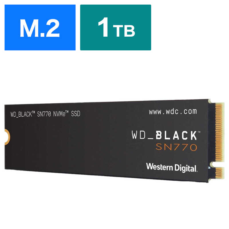 WESTERN DIGITAL　WD Black SN770 シリーズ SSD ［M.2］　WDS100T3X0E 9,901円
