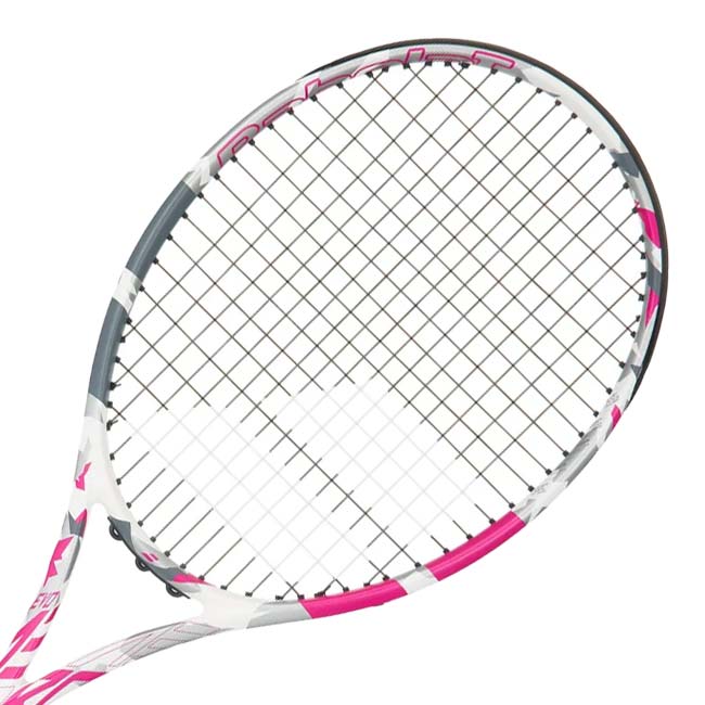 バボラ(Babolat) 2023 EVO Aero Lite エボ アエロ ライト ピンク (260g) 海外正規品 硬式ラケット 102519-100／102508／101508 グレー×ピンク×