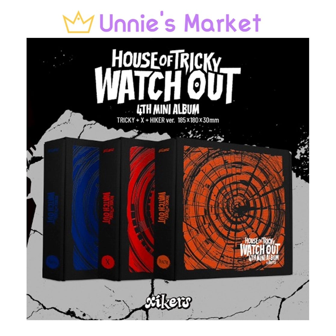 [SITE POB/SET] xikers [HOUSE OF TRICKY : WATCH OUT] (TRICKY ver. / X ver. / HIKER ver.)