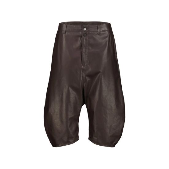 LEMAIRE Women Cropped Pants PA1272 LL0180 BR005 BROWN