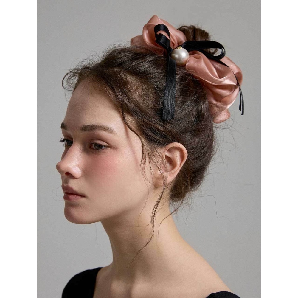 ジャンポールクラリスボリュームリボンパールスクランチ JP 24 385S