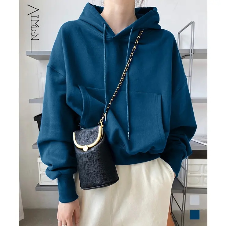 フード付き パーカー レディース秋冬服