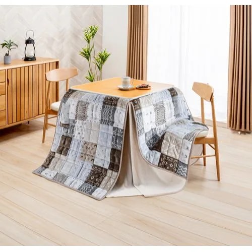 【期間限定特価】NEW［長方形:約236ｘ286cm］ヤマダオリジナル 吸湿発熱ダイニングこたつ掛布団 HOT STYLE ギャッベ