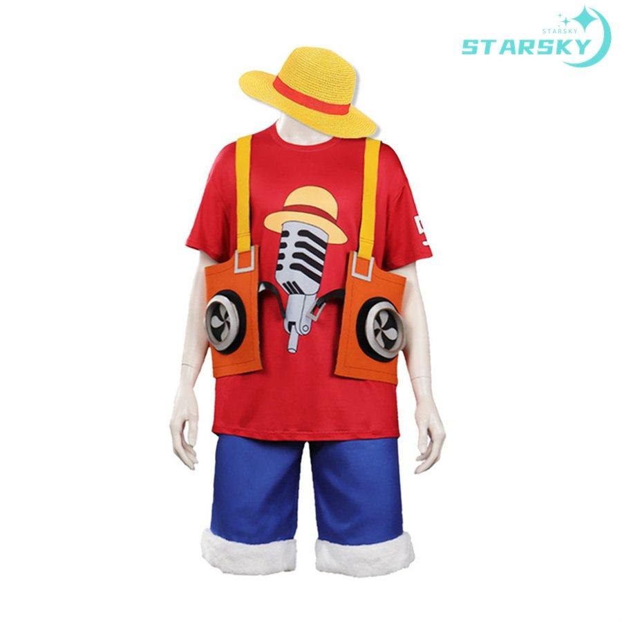 ONE PIECE 海賊王 ワンピース モンキー D ルフィ 風　コスプレ衣装　コスチューム　服　ハロウィン イベント
