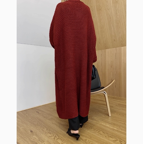 トップス カーディガン ロング丈 長袖 前開き 薄手 かわいい 大人可愛い きれいめ シンプル 上品 おしゃれ かっこいい レトロ ラフ ルーズ こなれ感 個性的 主役級 存在感 抜け感