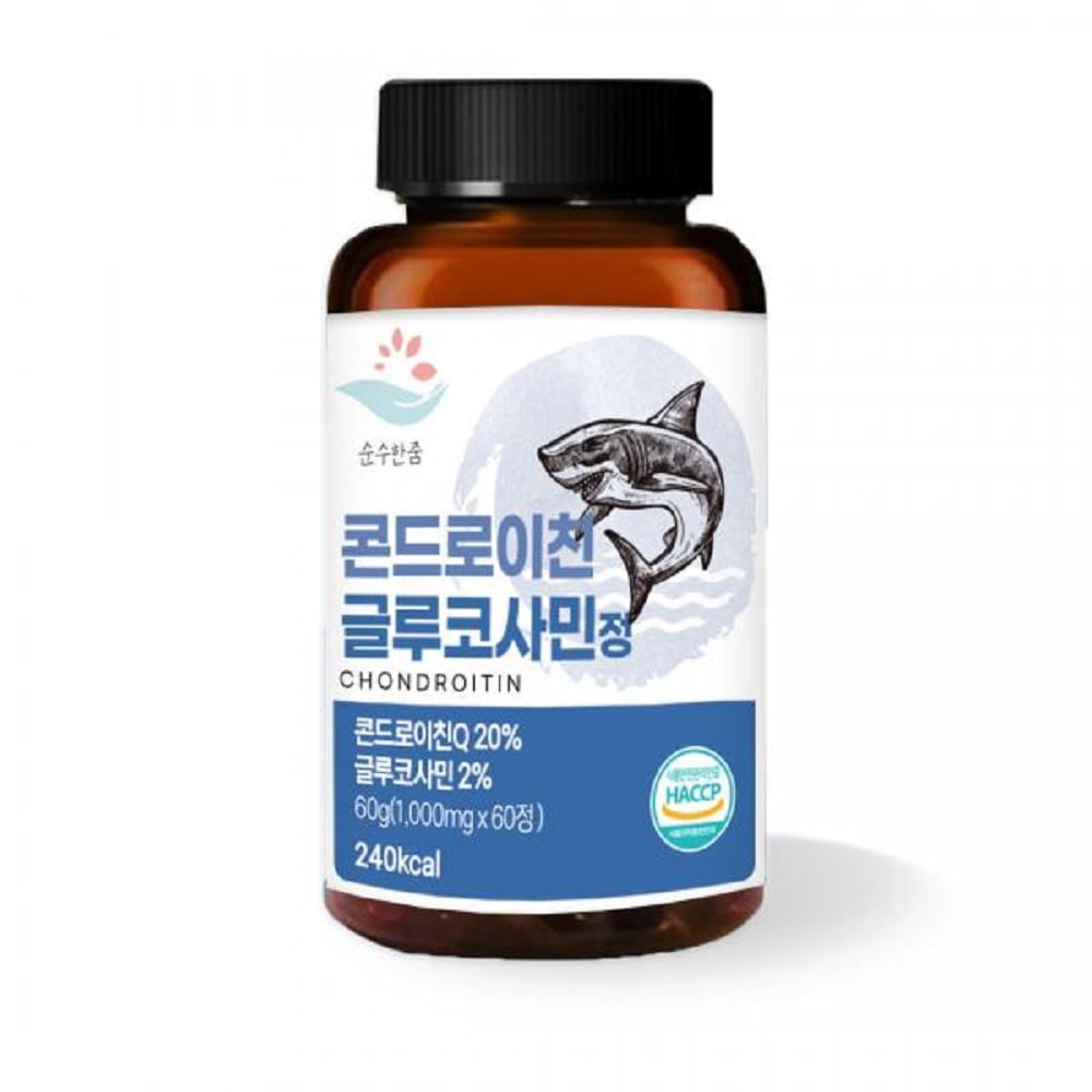 韓国-K MEAL-関節軟骨 純粋なズーム コンドロイチングルコサミン錠 1000mg 60錠 (2ヶ月分)-K FOOD