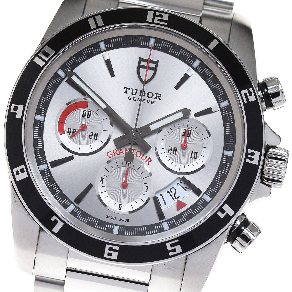 チュードル TUDOR 20530 グランツアー クロノ デイト 自動巻き メンズ _849649【中古】
