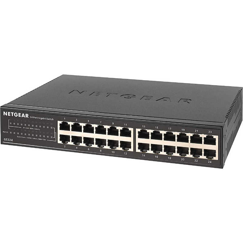 NETGEAR　スイッチングハブ ［24ポート /1Giga対応］　GS324-200JPS