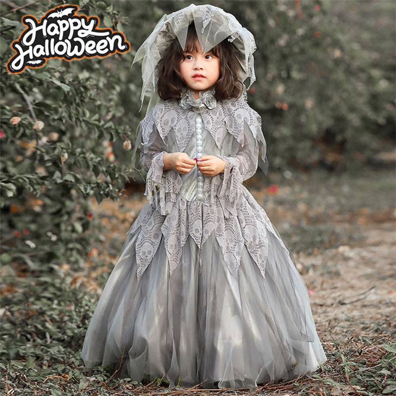 子供 ハロウィン 衣装 コスプレ ゴシック ロリータ 仮装 豪華ドレス 女の子 Halloween コスプレ衣装 衣装 新劇演出 ヴァンパイアコスチューム 演出服 舞台ステージ服 ハロウィン 仮装 お