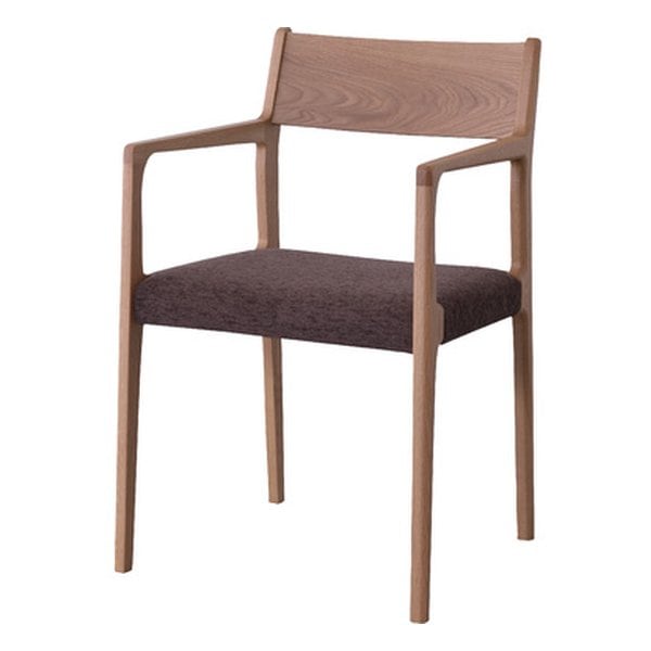 アームチェア ナチュラル 幅50.5×奥行き48×高さ78×座面高44cm JPC-122OAK