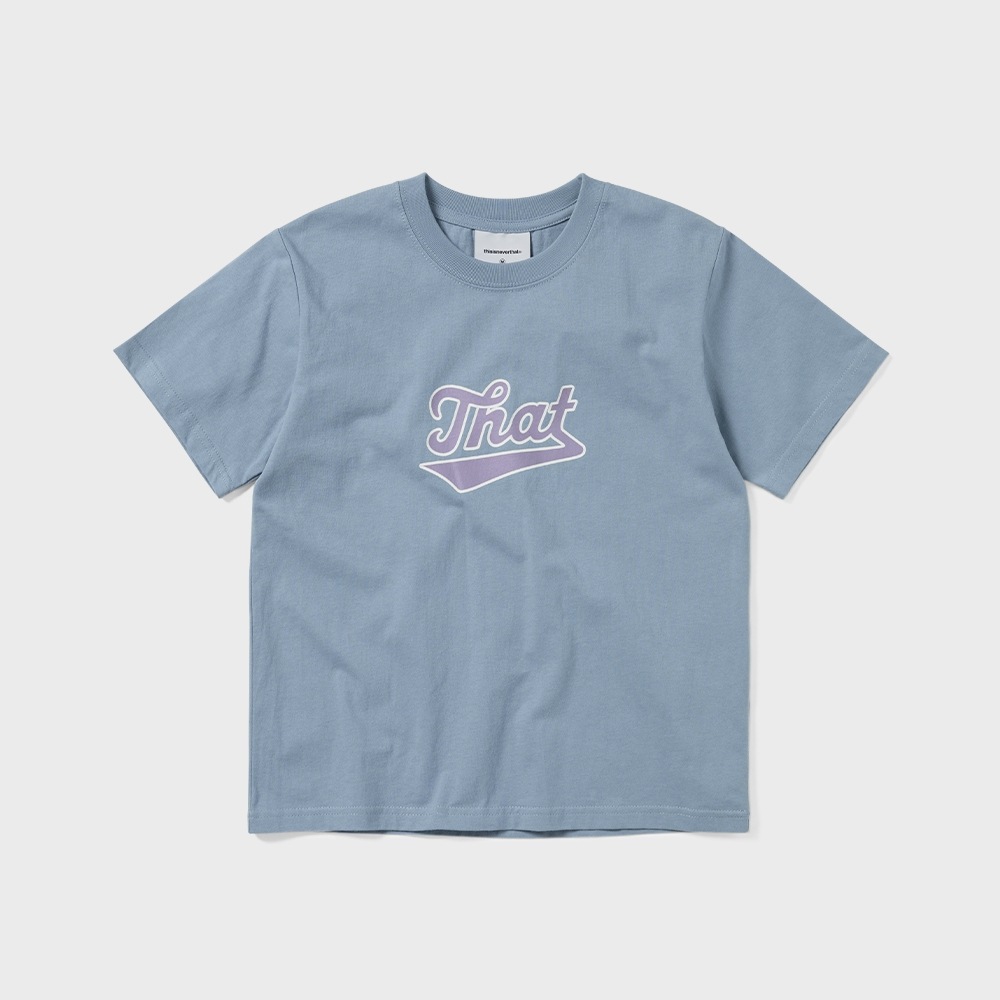 ディスイーズネバーザット That Sign W Tee ラベンダーグレー