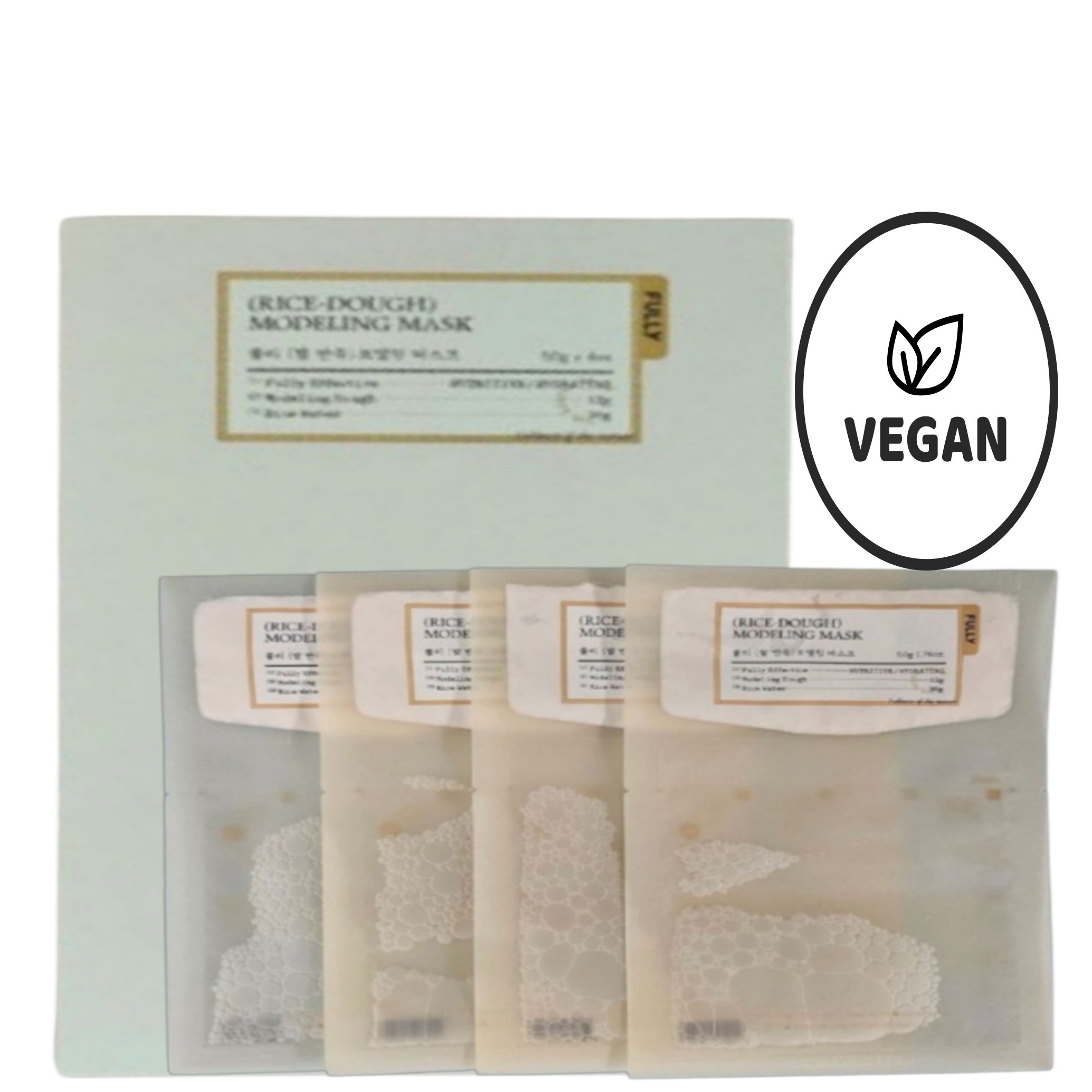 プルライス ブラス生地 モデルマスクパック 50g 2個 肌の冷却 鎮静 保湿 / 肌の鎮静／肌のクーリング