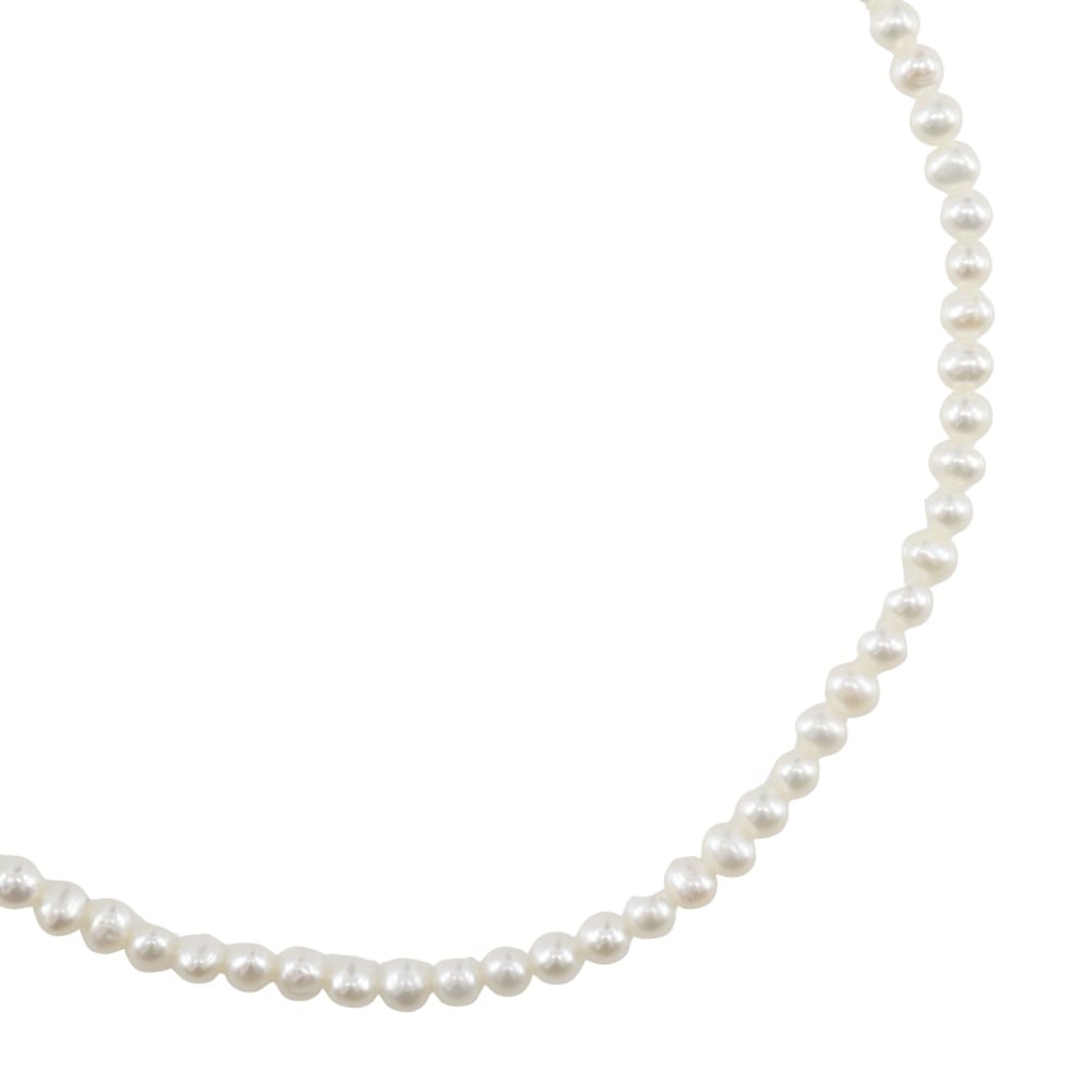 ベビーパール ネックレス 3.3～3.9ｍｍ 真珠 約8.3g レディース 中古品 Aランク