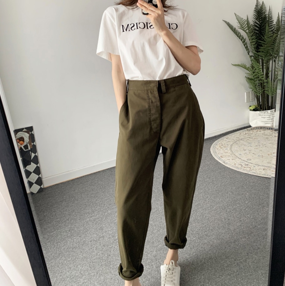 ボトムス パンツ テーパードパンツ かわいい 大人可愛い きれいめ シンプル カジュアル 大人 上品 おしゃれ 大人女子 こなれ感 メンズライク ボーイッシュ 主役級 存在感 ゆったりシルエット