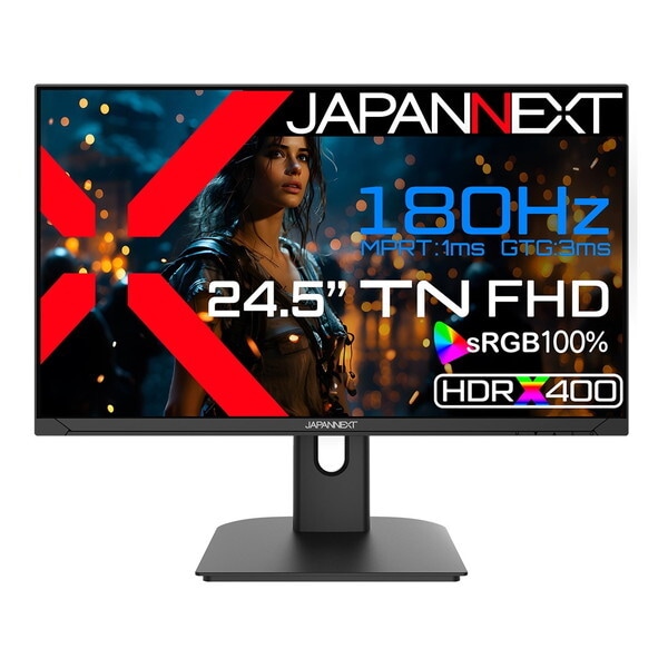 JAPANNEXT JN-245GT180FHDR 24.5型ゲーミングモニター