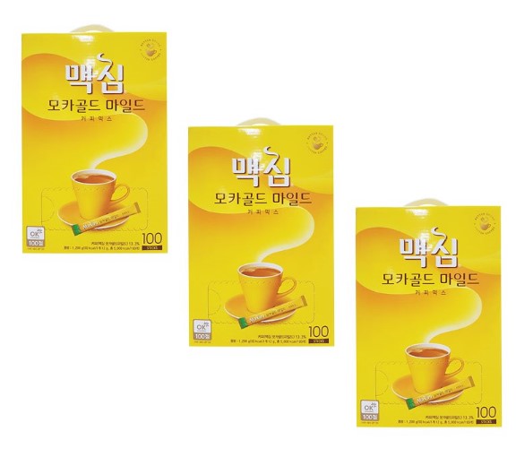 マキシム Maxim モカゴールド 12g 100包 3箱 韓国食品