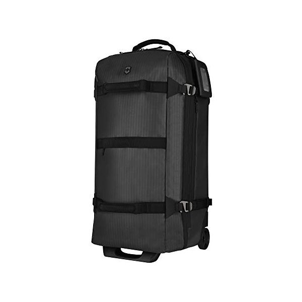 Victorinox VX Touring Wheeled Water Repellant Duffel Bag, Black, Checked, Large (29\