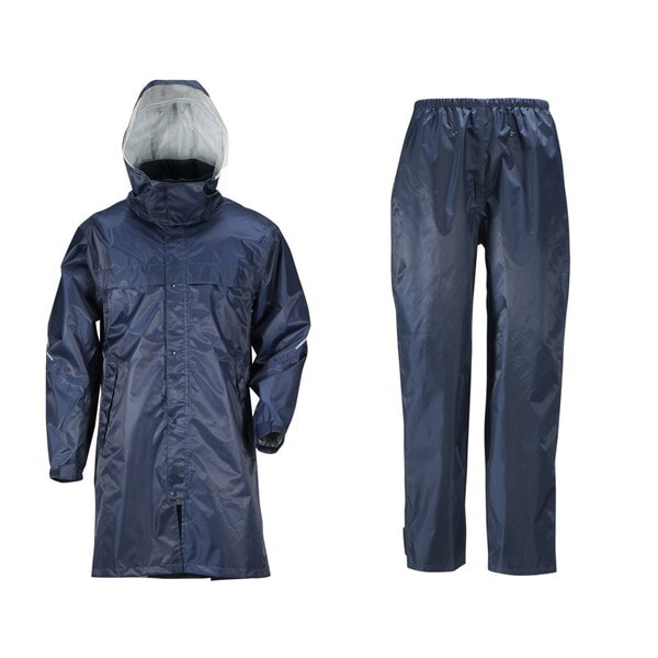 3380 レインタックレインスーツII ネイビー L