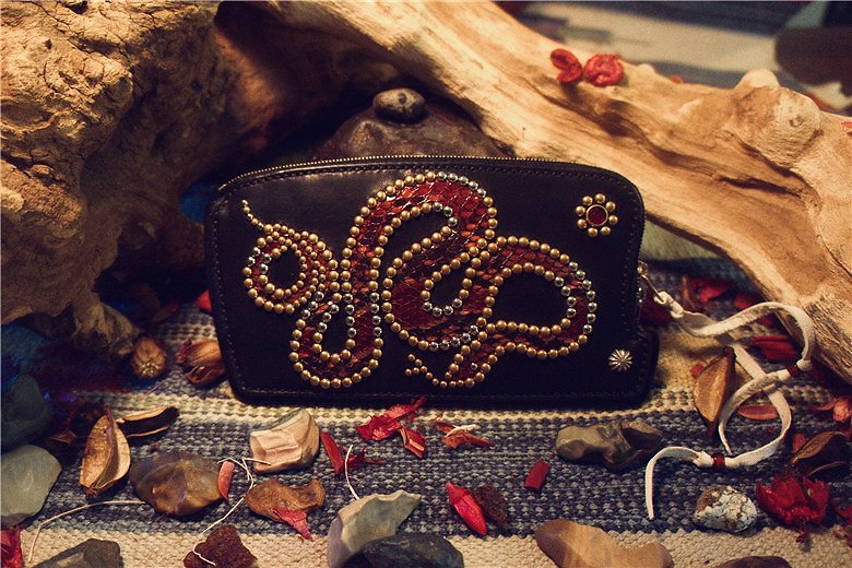 中国風の長い財布を個人的にオーダーする