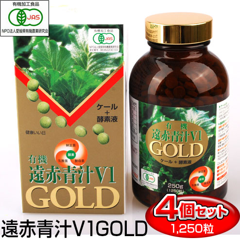 V1 GOLD 1250粒 ビン 4箱セット 1311-4