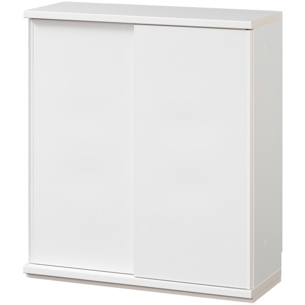 白井産業 PTS-8575SD WH カウンター下ラックピタシエ 引戸タイプ幅75cm ホワイト メーカー直送