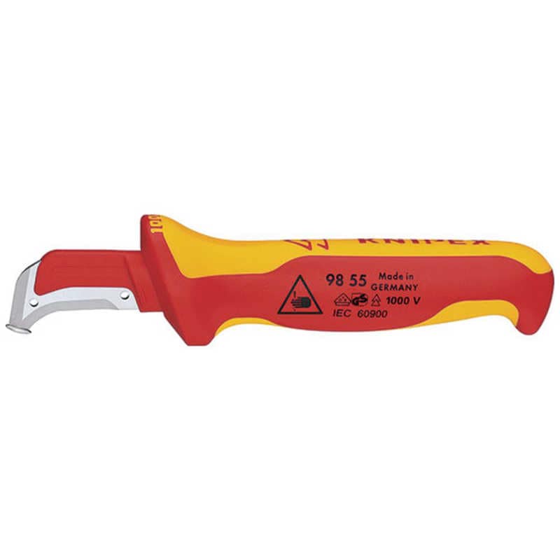 KNIPEX社　絶縁電工ナイフ 155mm　9855