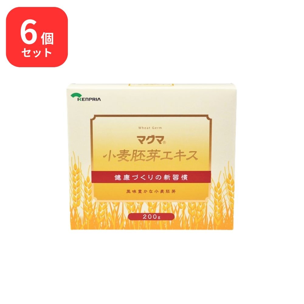 【6個セット】マグマ小麦胚芽エキス パウチ入り 200g 健康補助食品 ケンプリア