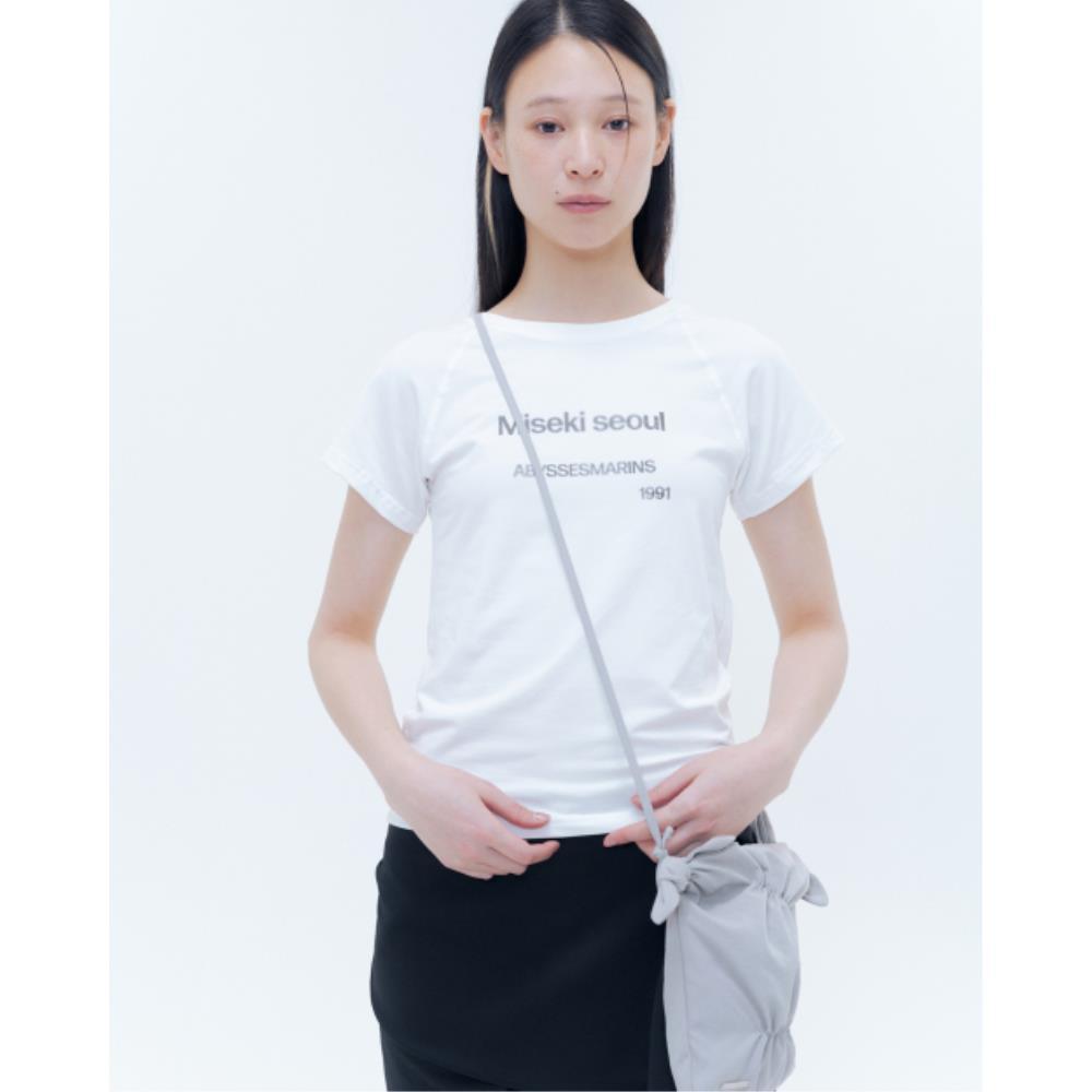 MISEKI SEOUL Abyssesmarins raglan short sleeves WHITE MS