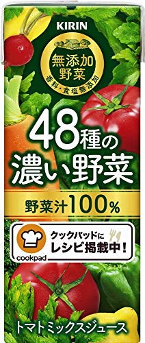 他サイト： 小岩井 キリン 無添加野菜 48種の濃い野菜 200ml×24本の商品画像