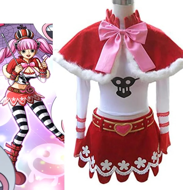 大人気ペローナ PERONA ONE PIECE ワンピース コスプレ 衣装＋ストキング ハロウィン クリスマス