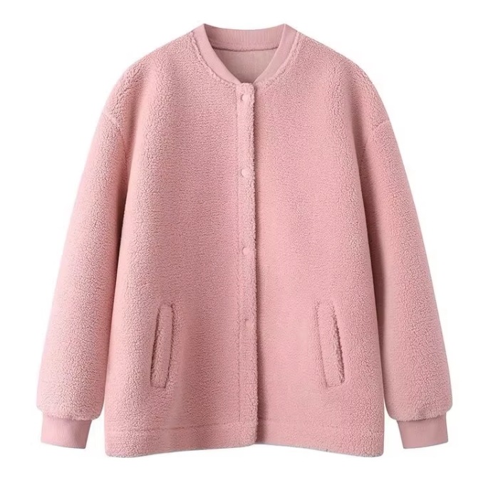 トップス アウター レディース コート シャンパー 冬服 長袖 ラグラン スタンドカラー ストレート BIGシルエット 前開き もこもこ ふわふわ ふっくら SNS 映え 防寒 暖かい 体型カバー 普 5,681円