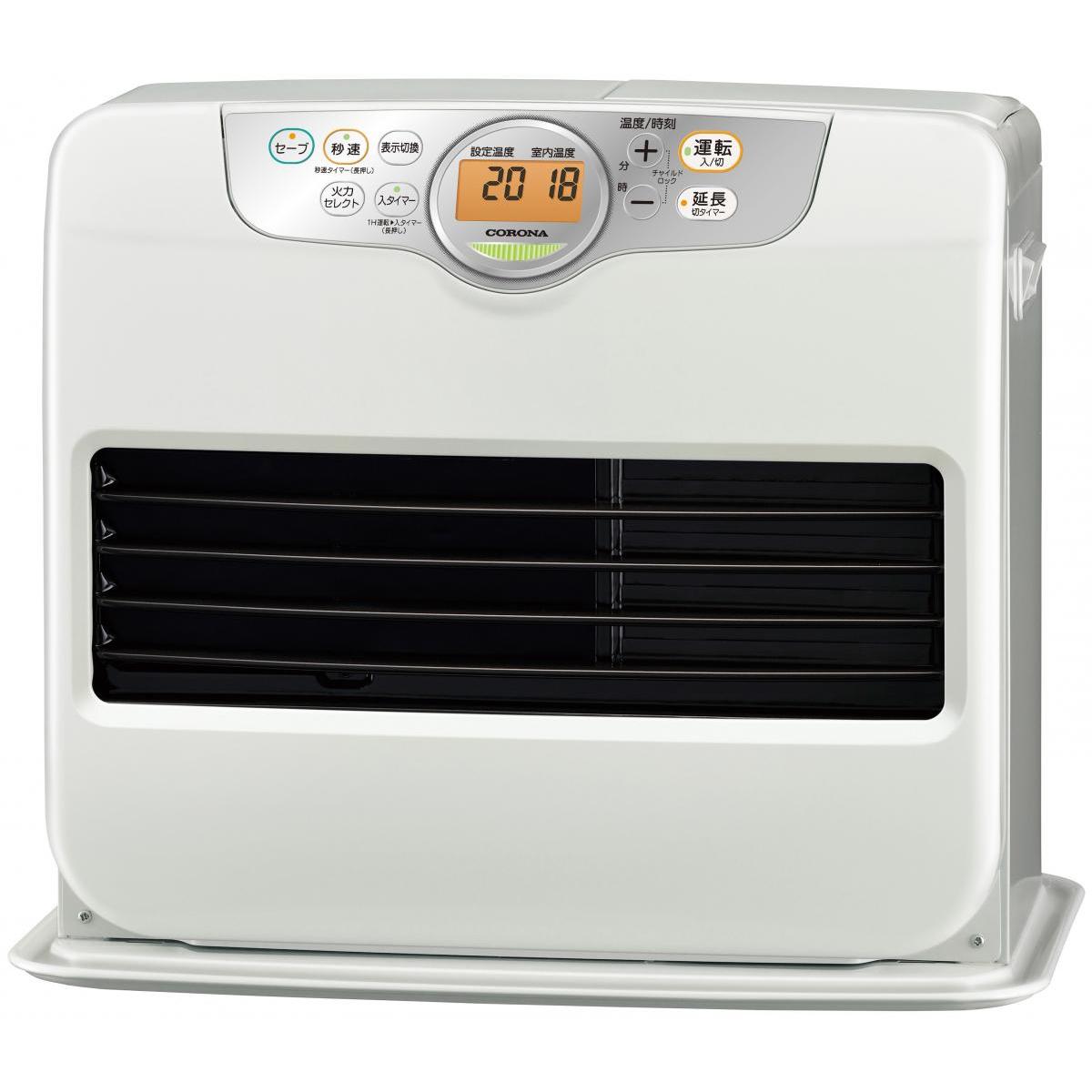 【在庫有・即納】コロナ CORONA 石油ファンヒーター FH-G4625BY W シェルホワイト【木造12畳/コンクリート17畳】4906128502630FHG-4624BY後継機種