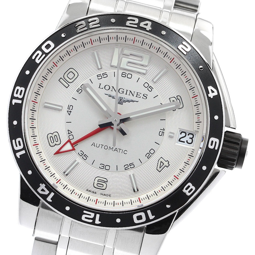 ロンジン LONGINES L3.668.4 アドミラル GMT 自動巻き メンズ 美品 _900874【中古】 85,965円