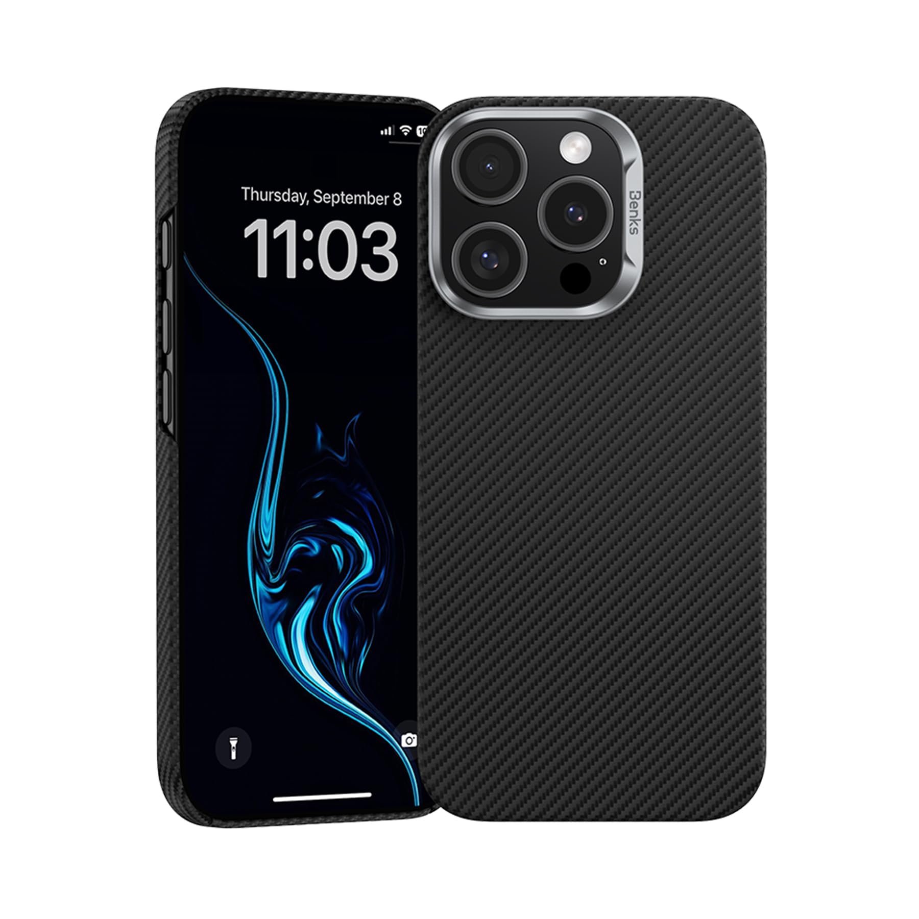 BENKS ArmorAir iPhone 16 Proケース 極薄 軽量 MagSafe対応 超薄型 超軽量デザイン 高耐久 指紋防止 カメラ保護 いphone16 Proケース クラシック シンプ