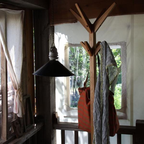 コートハンガー ポールハンガー 木製 玄関 おしゃれ スリム 北欧 帽子掛け 洋服掛け 収納 安い 人気