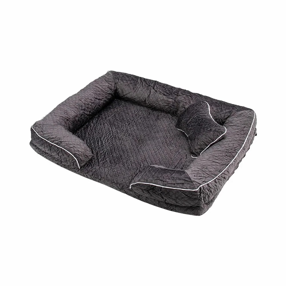 カウチ型ペットベッド ペット 中型犬 大型犬 ペット用品 ふわふわ XXL ダークブルー ブラウン グレー ペットベッド Pet Bed DUTCH SPONGE