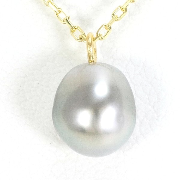 K14 14金 YG イエローゴールド ネックレス パール(真珠) 約45cm ジュエリー 中古