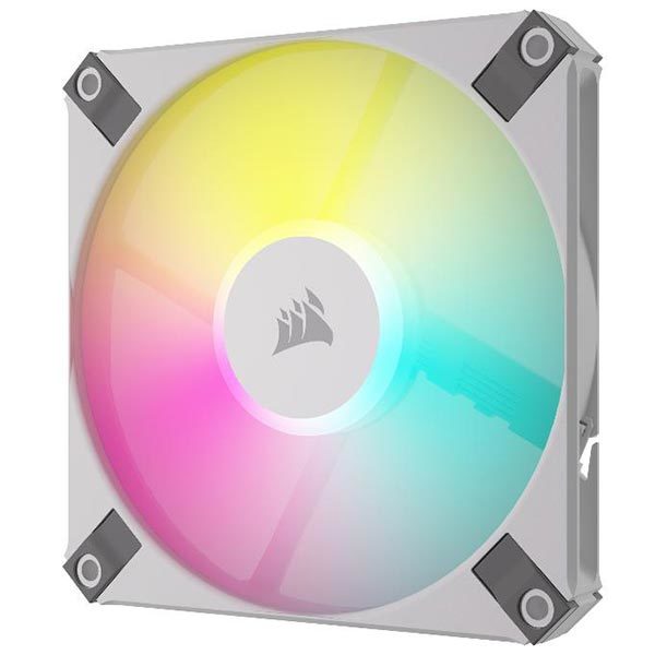 CO-9050165-WW AF120 RGB SLIM WHITE Dual Pack with Lighting Node CORE [PCケースファン]